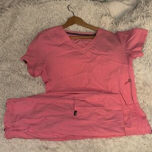 Bubblegum Pink Koi Lite Scrub Set